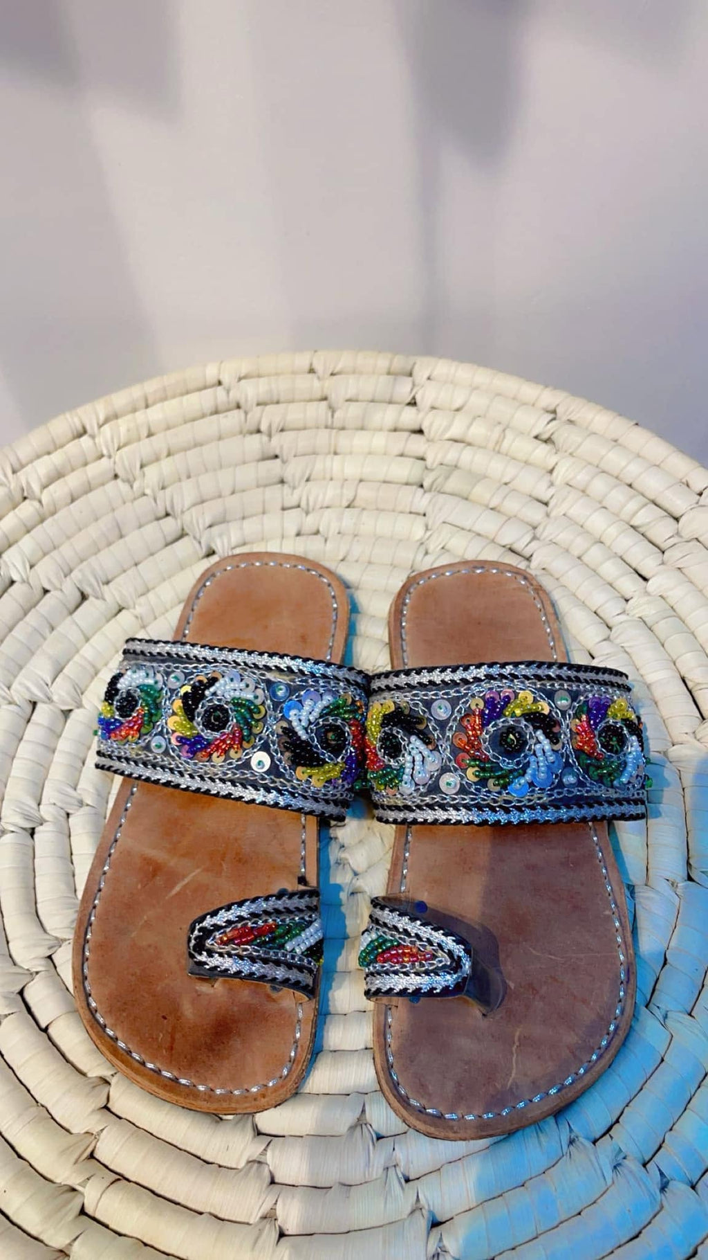 Spiral Strip Sindhi Chappal - 100% Original
