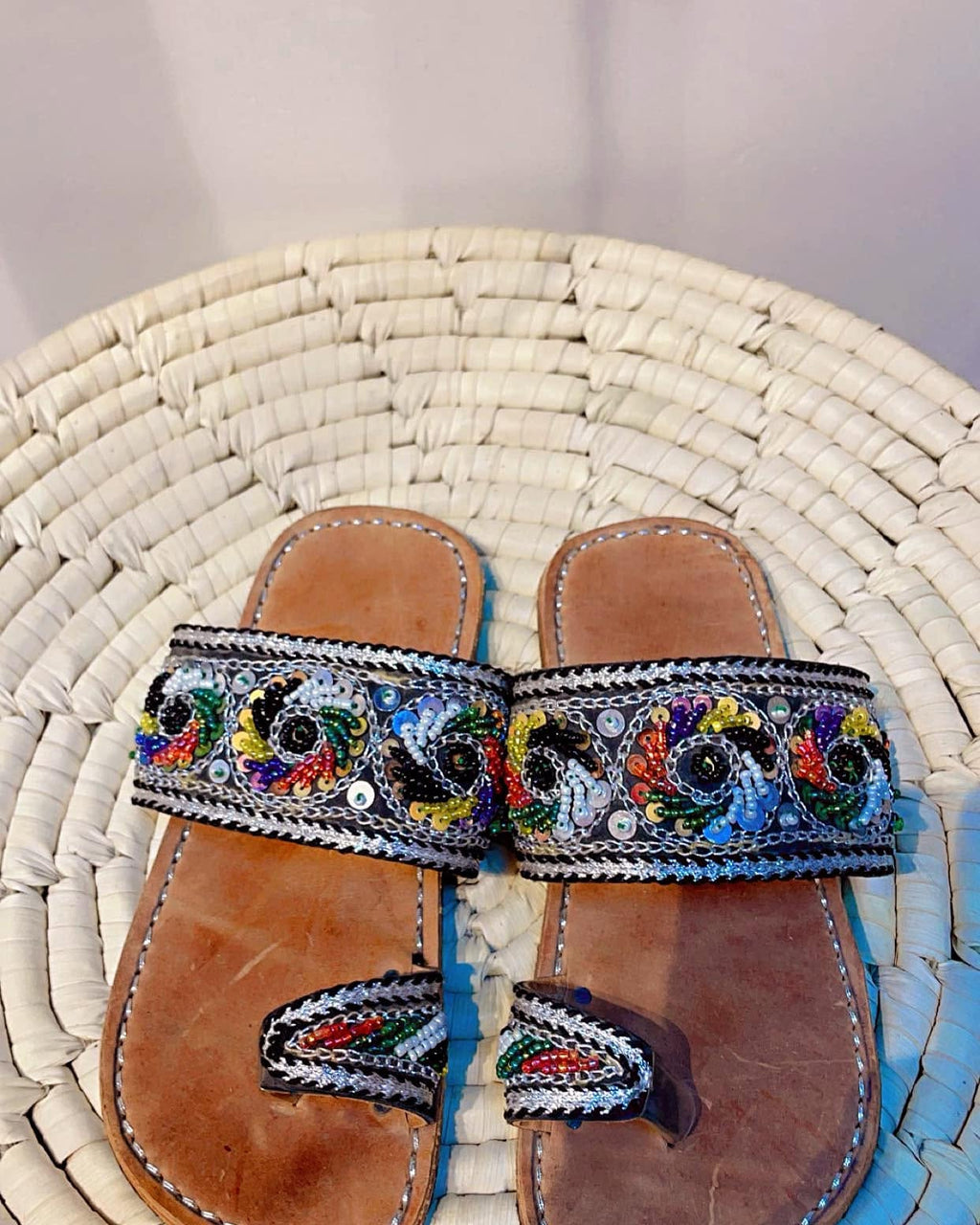 Spiral Strip Sindhi Chappal - 100% Original
