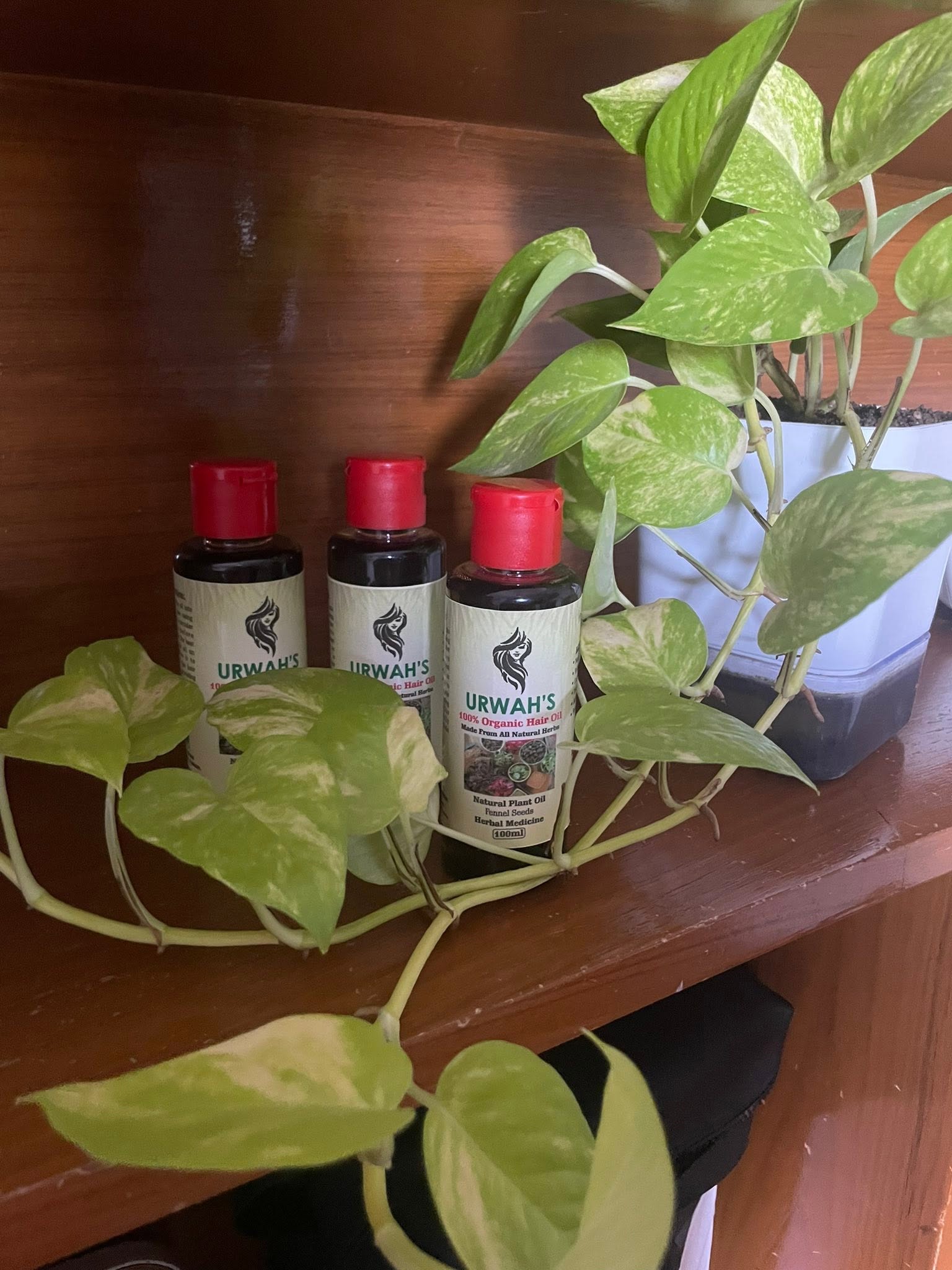 Urwah's Fennel Seed Hair Oil - 100% Organic