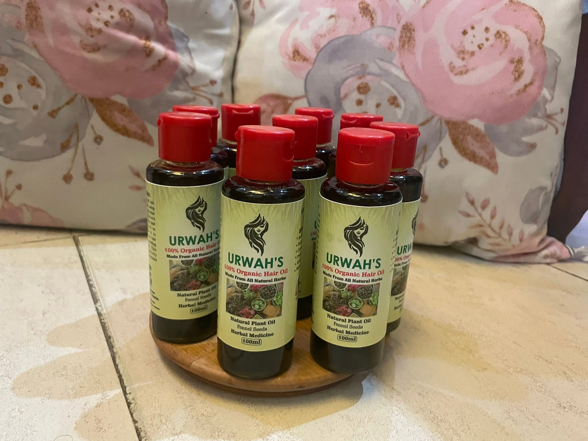 Urwah's Fennel Seed Hair Oil - 100% Organic
